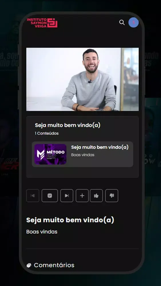 Screenshot di Instituto Saymon Veiga