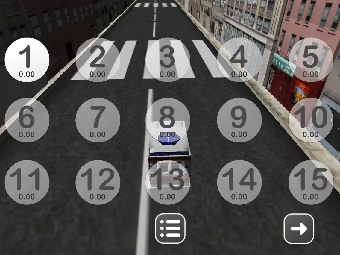 Capturas de tela do Save the City iPad 