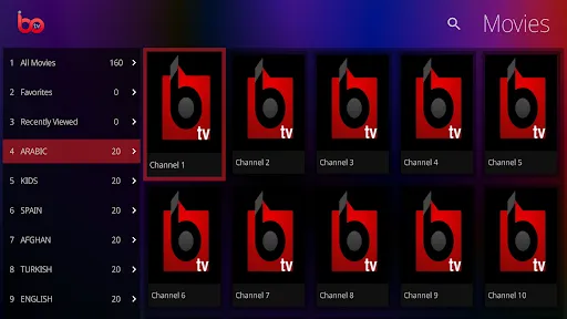 Capturas de tela do IBO Player