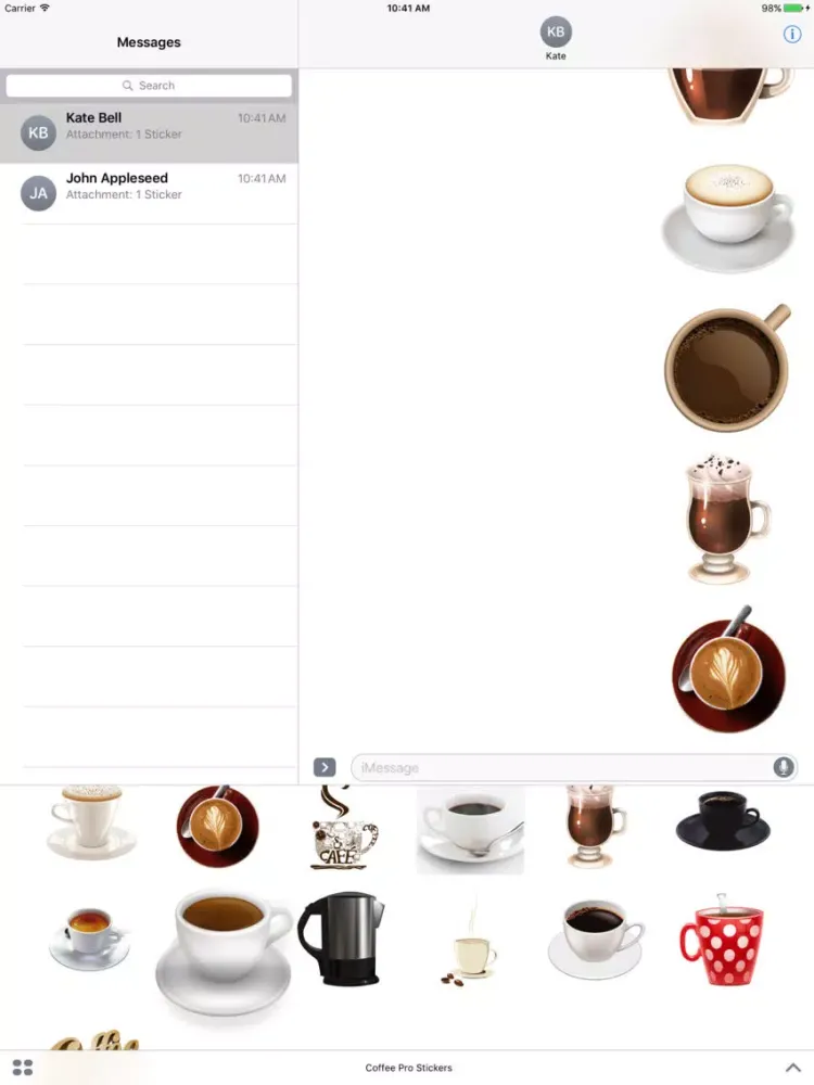 Coffee Pro Stickers iPad  স্ক্রিনশট
