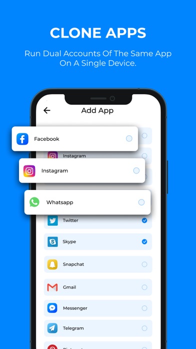 Capturas de pantalla de Clone App - Multiple Accounts