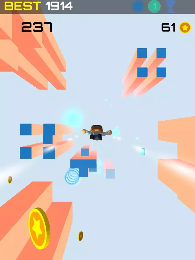 Hero's Jump iPad 應用截圖
