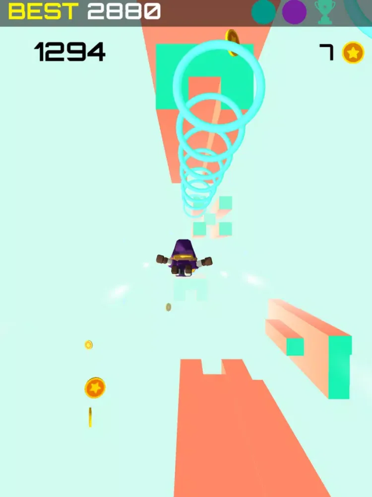 Hero's Jump iPad 應用截圖