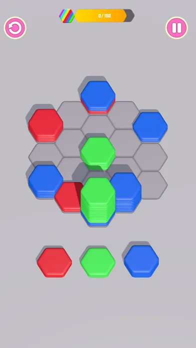 Hexa Sort Puzzle Color Game سکرین شاٹس