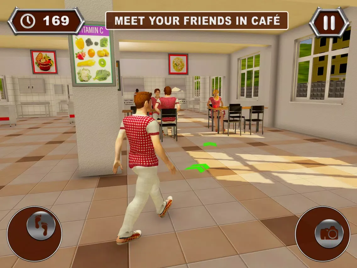 Virtual High School Life Games iPad  Screenshots