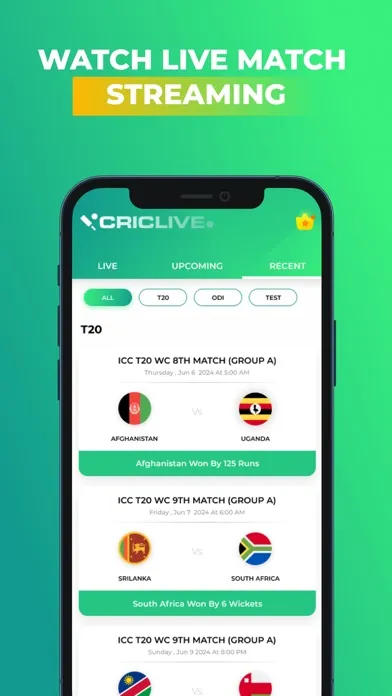 Capturas de pantalla de Smartcric - HD Live Cricket TV