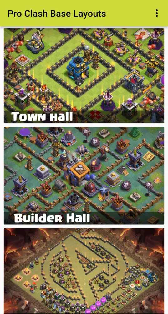 Pro Clash of Maps Base Layouts應用截圖