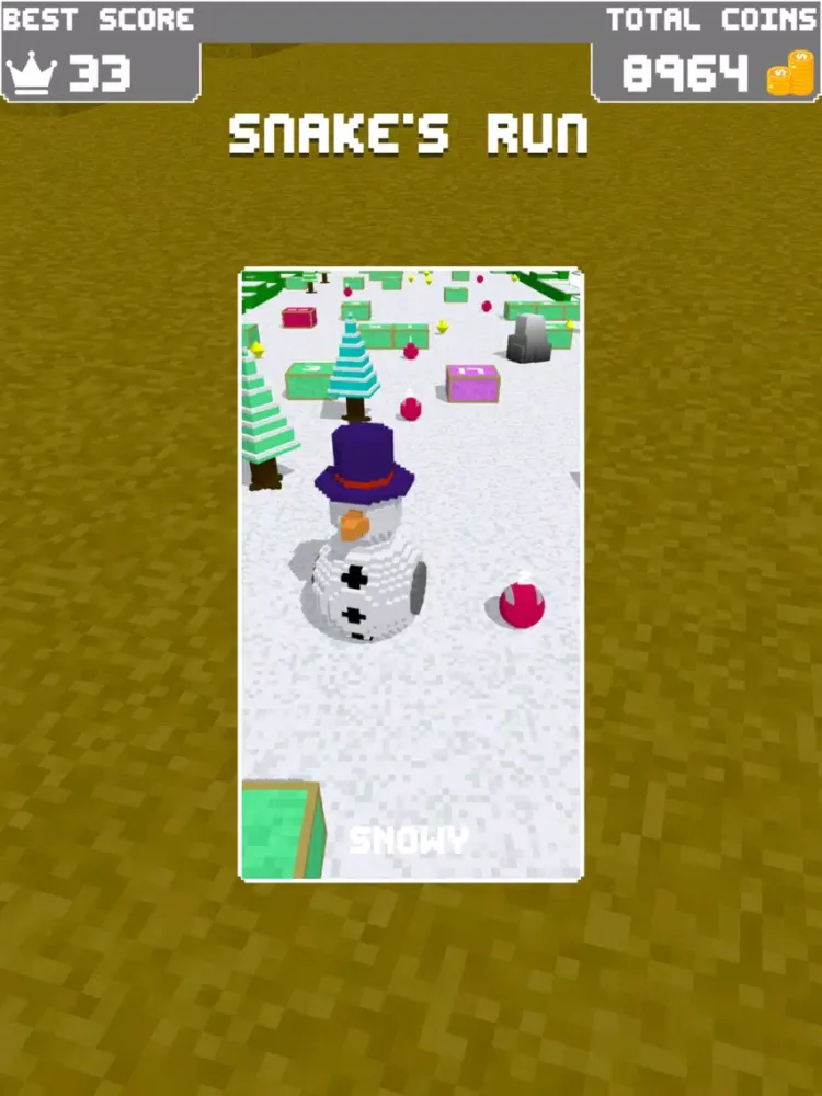 Tangkapan layar Snake's Run iPad 