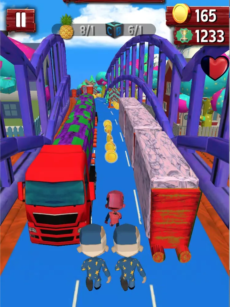 Captures d'écran de Super Hero Spider Running Man! iPad 