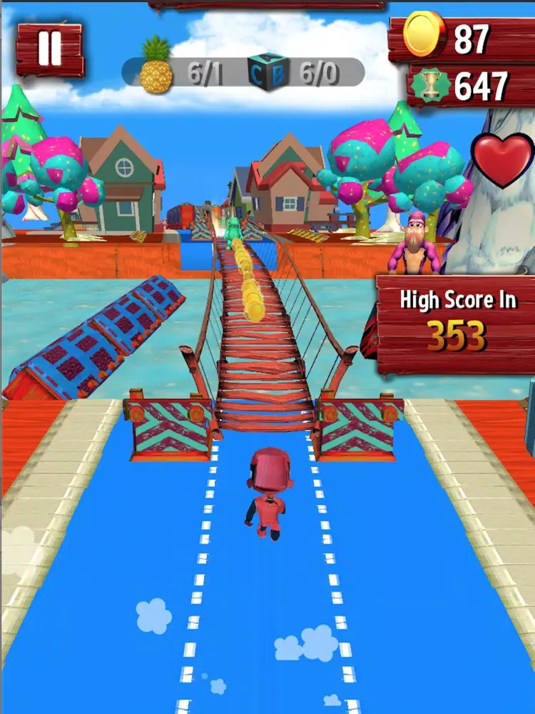 Captures d'écran de Super Hero Spider Running Man! iPad 