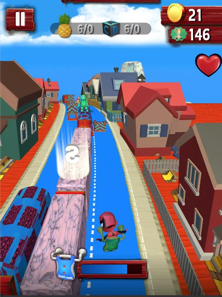 Captures d'écran de Super Hero Spider Running Man! iPad 