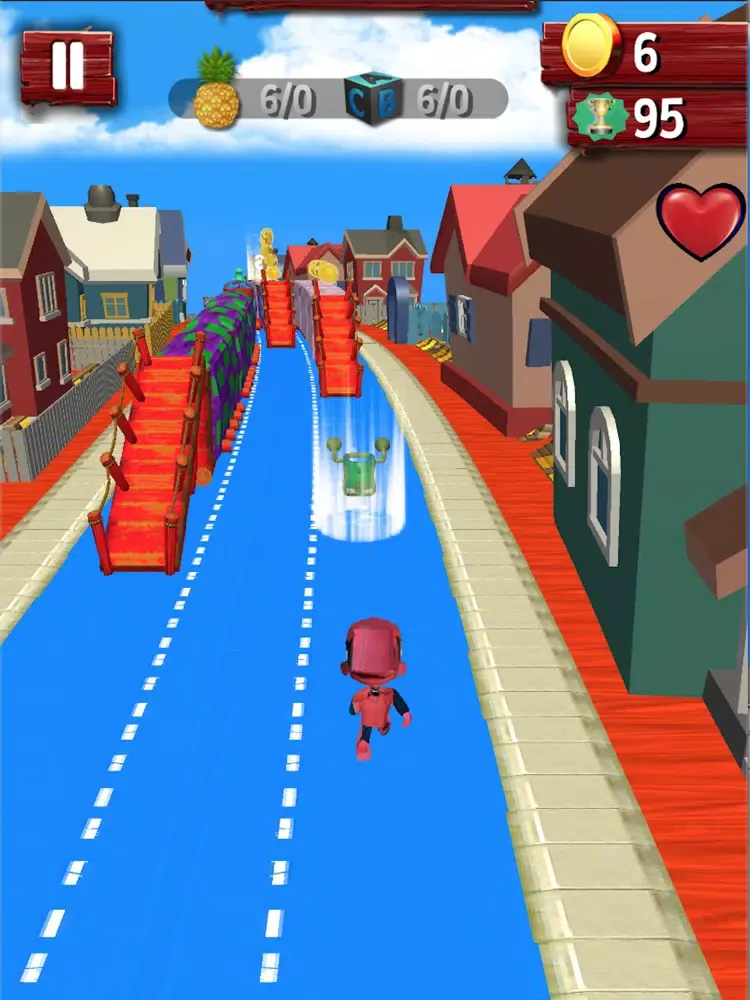 Captures d'écran de Super Hero Spider Running Man! iPad 