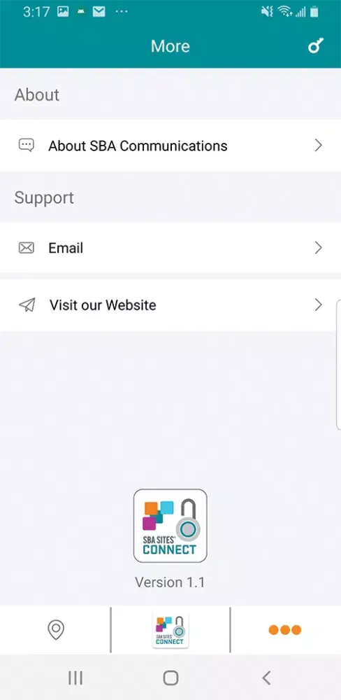 Screenshot di SBA Sites Connect