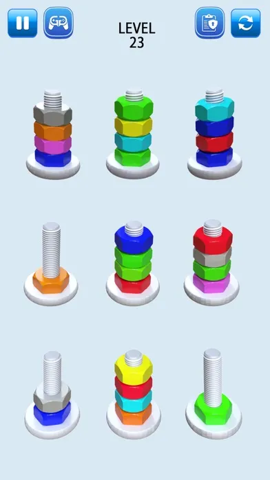 Nuts & Bolts Sort Puzzle Game スクリーンショット