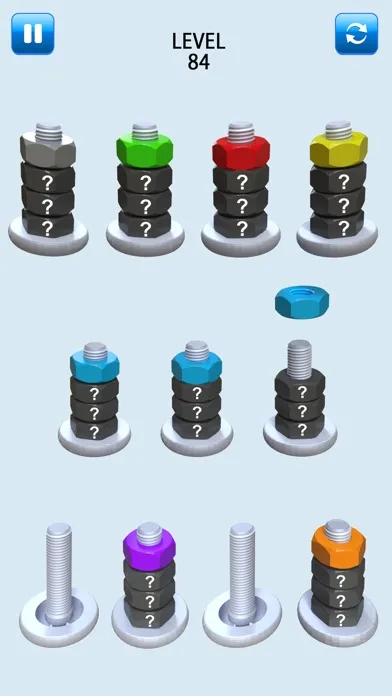 Nuts & Bolts Sort Puzzle Game スクリーンショット