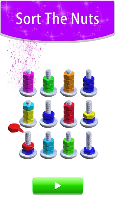 Nuts & Bolts Sort Puzzle Game スクリーンショット