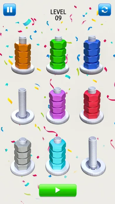 Nuts & Bolts Sort Puzzle Game スクリーンショット