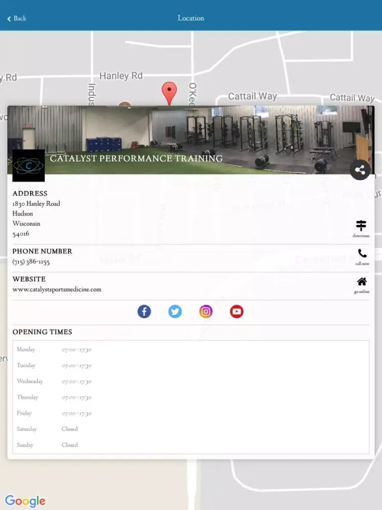 Catalyst Performance Training iPad  Screenshots