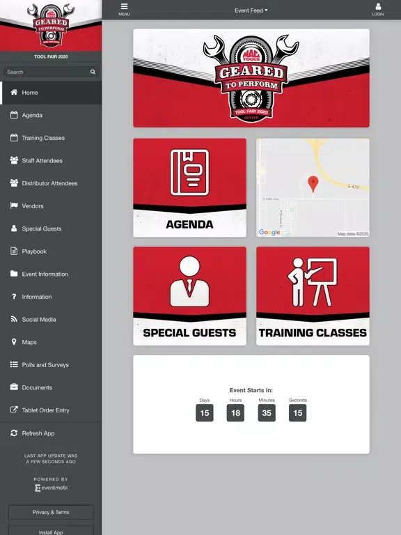 ToolFair 2020 iPad  Screenshots