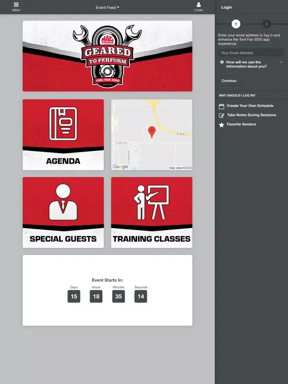 ToolFair 2020 iPad  Screenshots