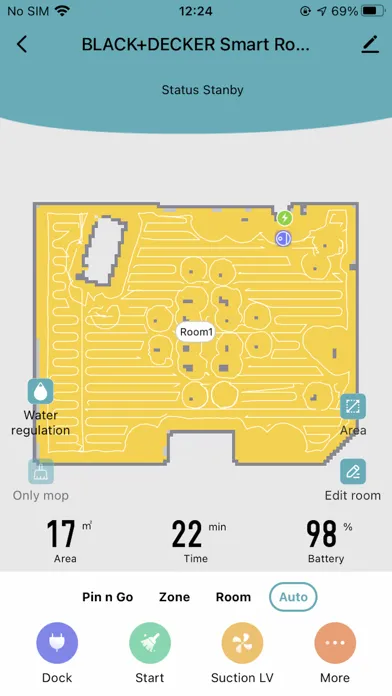 Zrzuty ekranu BLACK+DECKER Smart