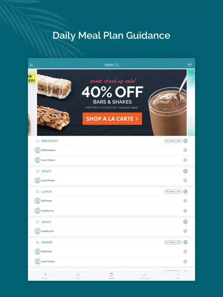 South Beach Diet Tracker iPad  Screenshots