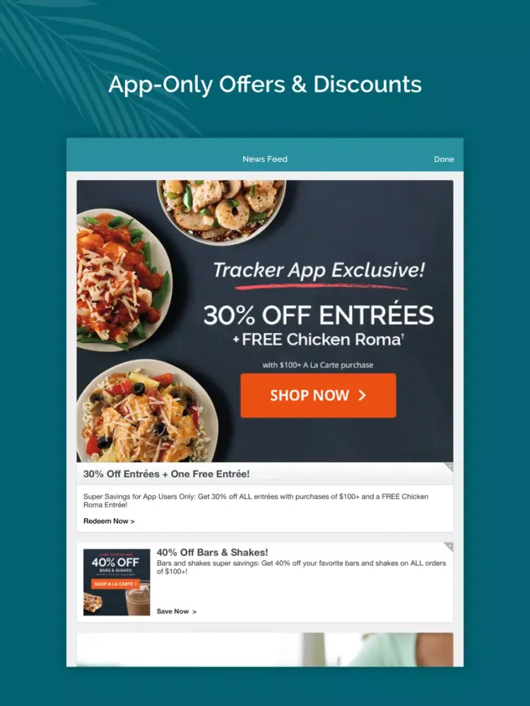 South Beach Diet Tracker iPad  Screenshots
