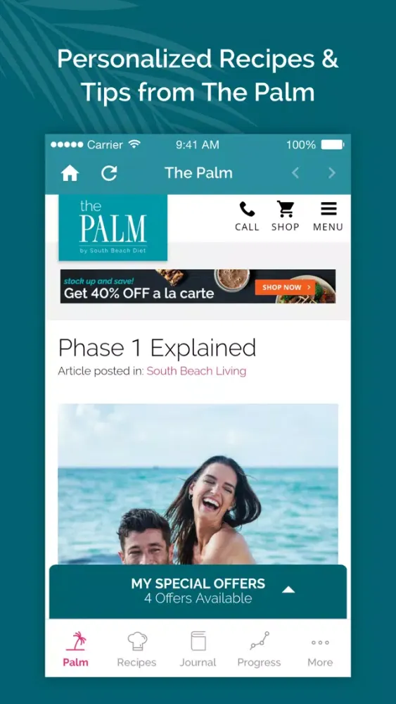 South Beach Diet Tracker Screenshots