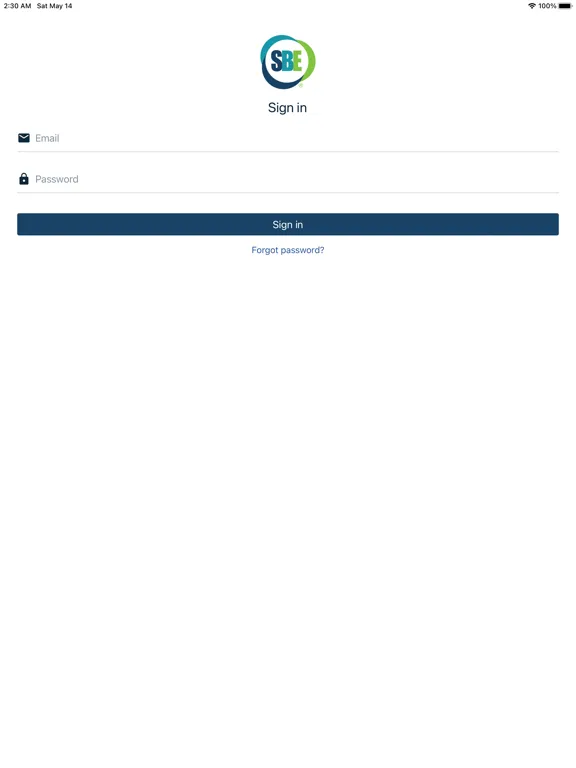 Ảnh chụp màn hình của SBE Odyssey iPad 