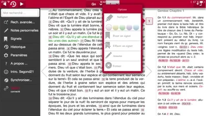 Screenshot di Bible d’étude Segond 21