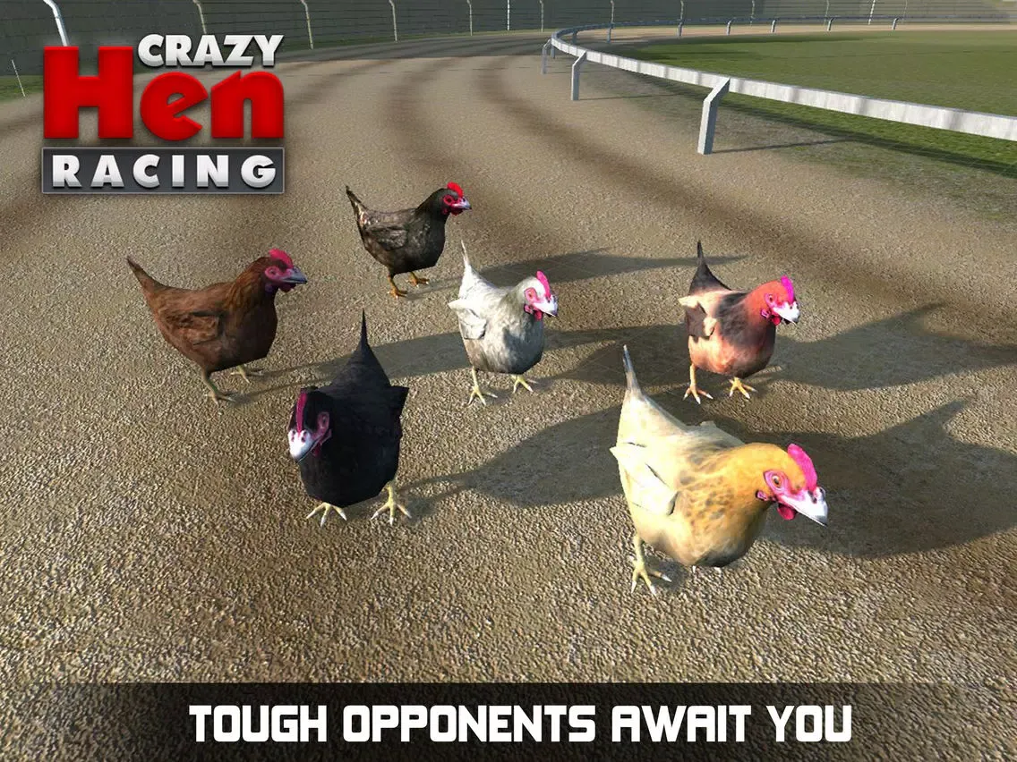 Hen Racing Simulator - Race Free Range Chickens iPad  Screenshots