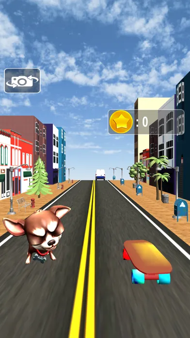 Skater dog traffic racing game स्क्रीनशॉट