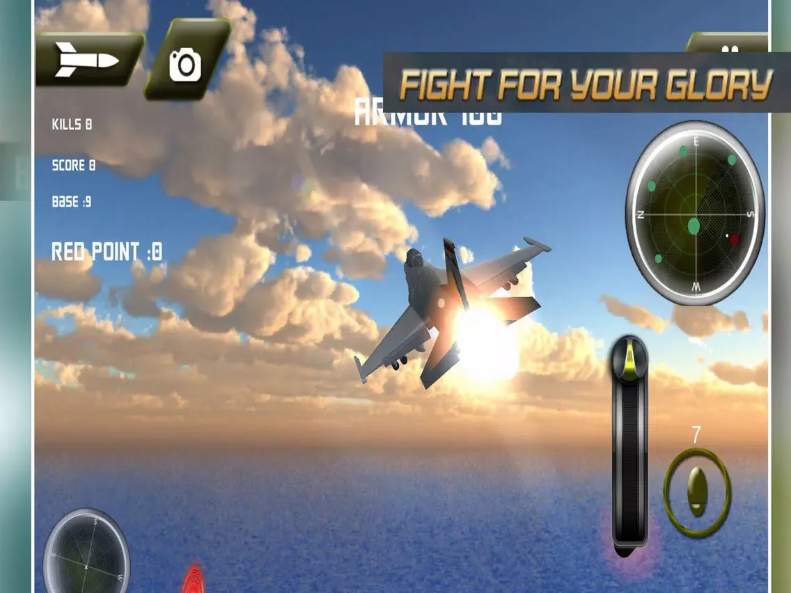 Jet Gunner Simulation iPad  Screenshots