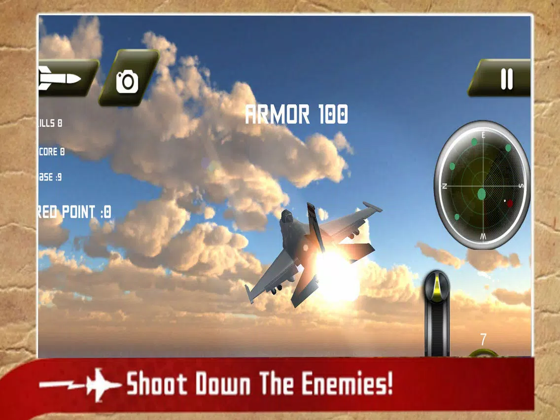 Ảnh chụp màn hình của Sky Pilot Fighters iPad 