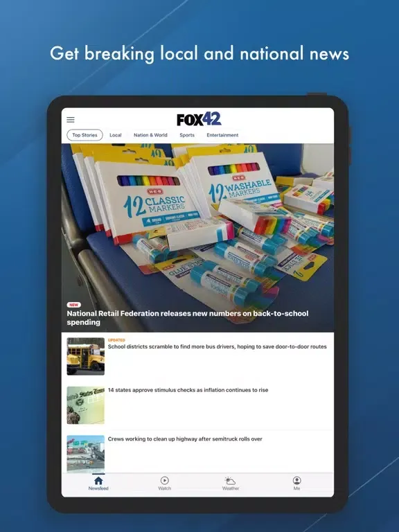 KPTM FOX 42 iPad  スクリーンショット