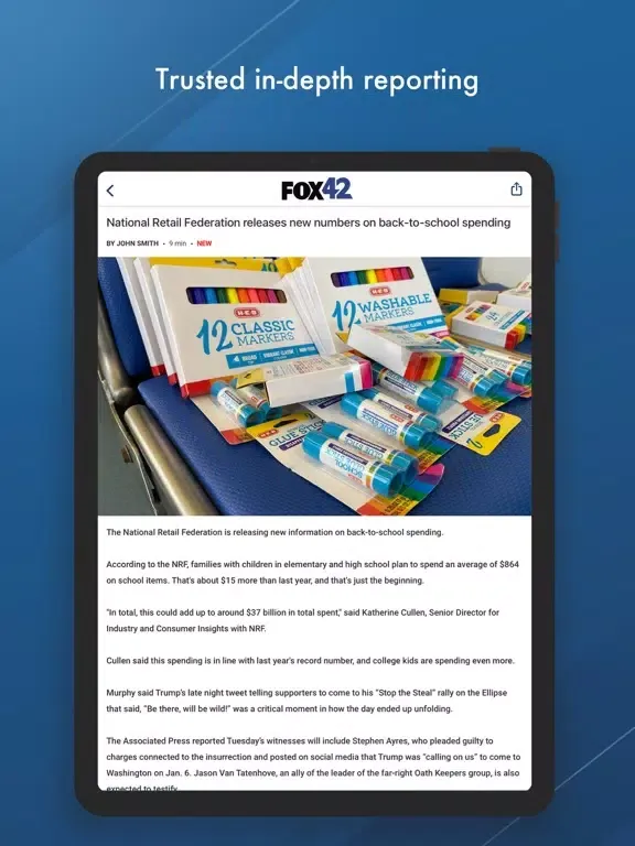 KPTM FOX 42 iPad  スクリーンショット