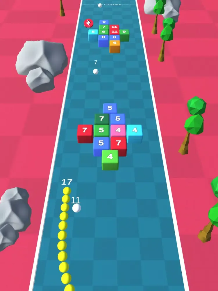 Tangkapan skrin 3D Sanke Vs Blocks iPad 