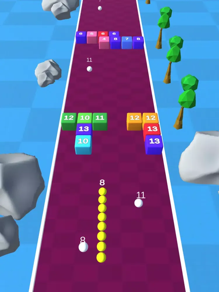 Tangkapan skrin 3D Sanke Vs Blocks iPad 