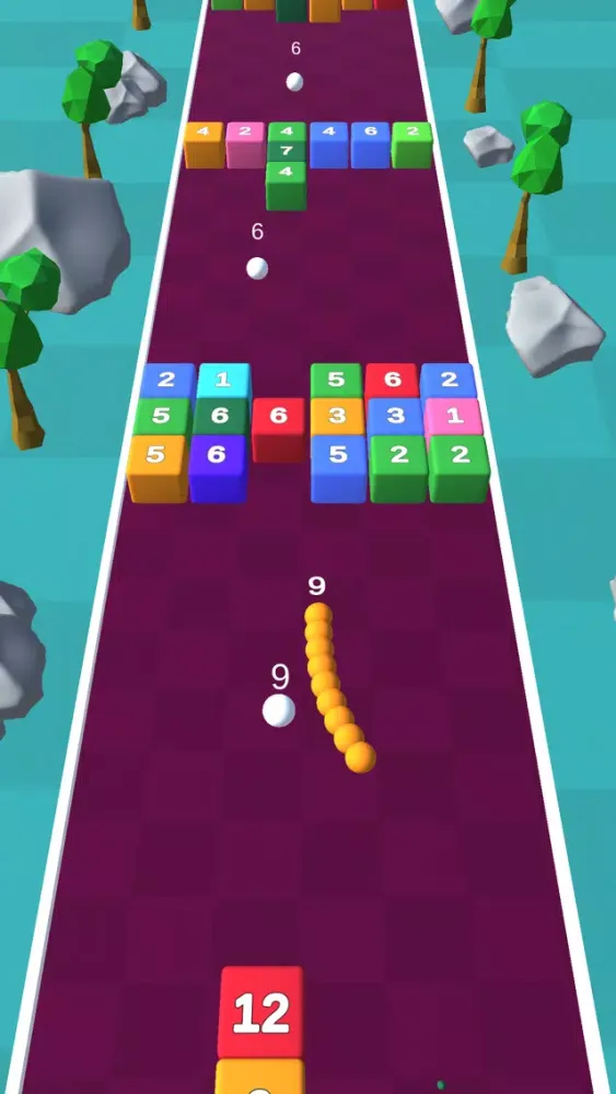 Tangkapan skrin 3D Sanke Vs Blocks