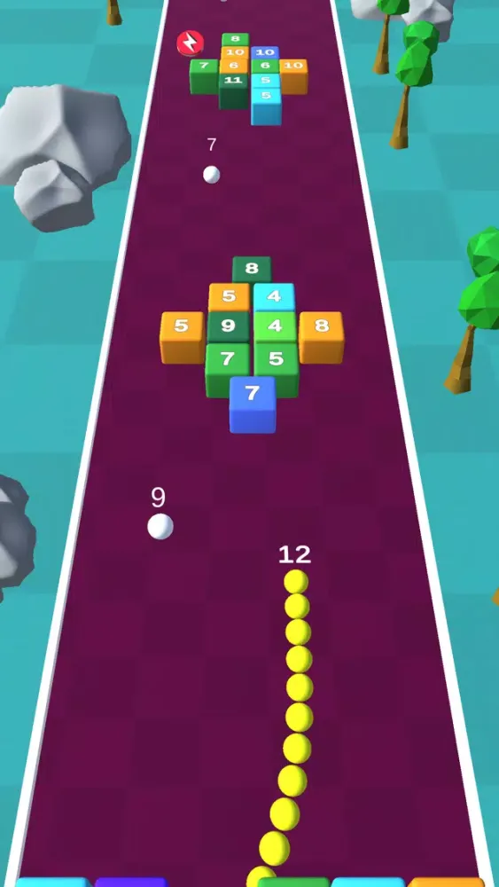 Tangkapan skrin 3D Sanke Vs Blocks