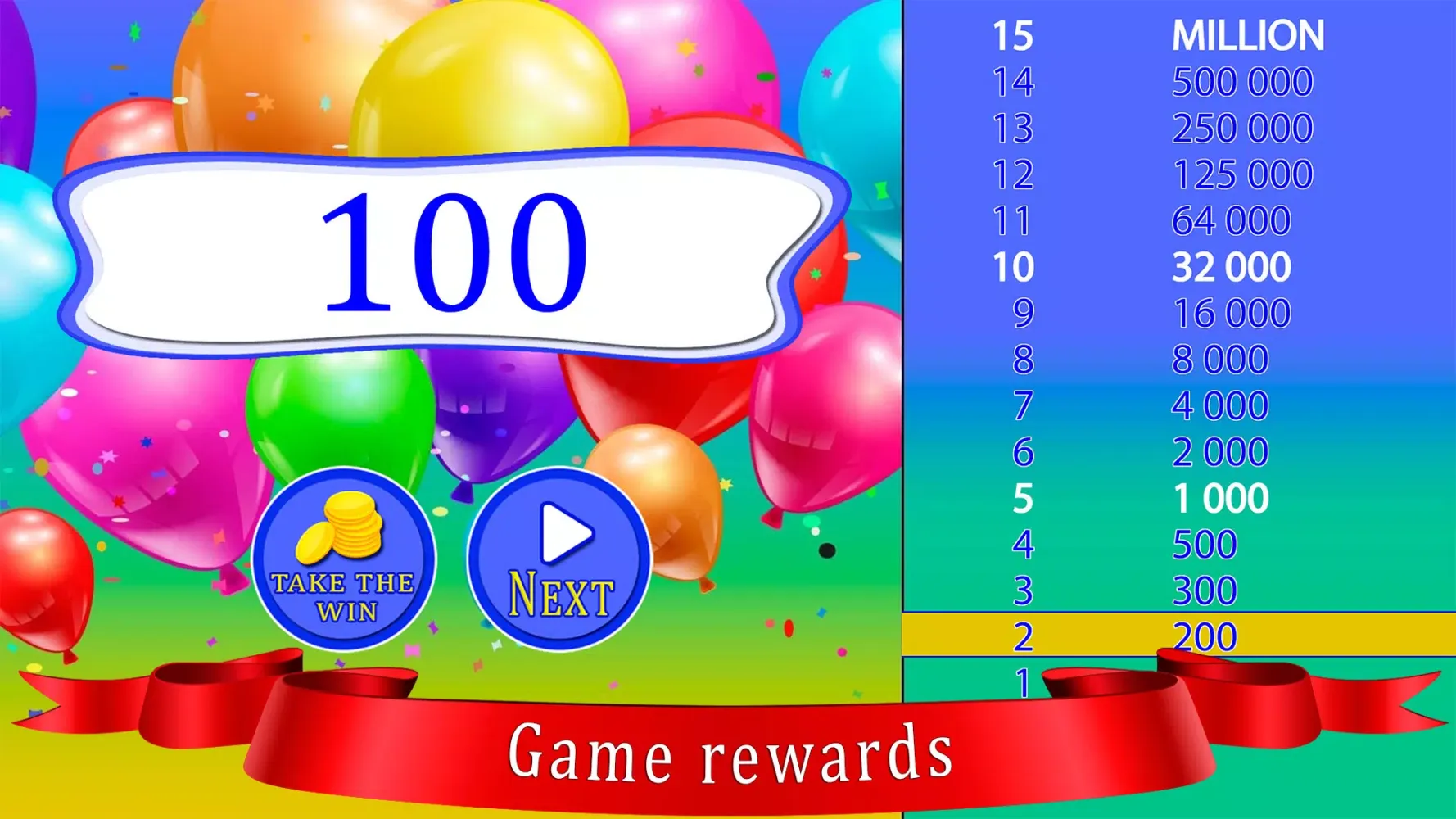 Captures d'écran de Kids Quiz Games: Millionaire