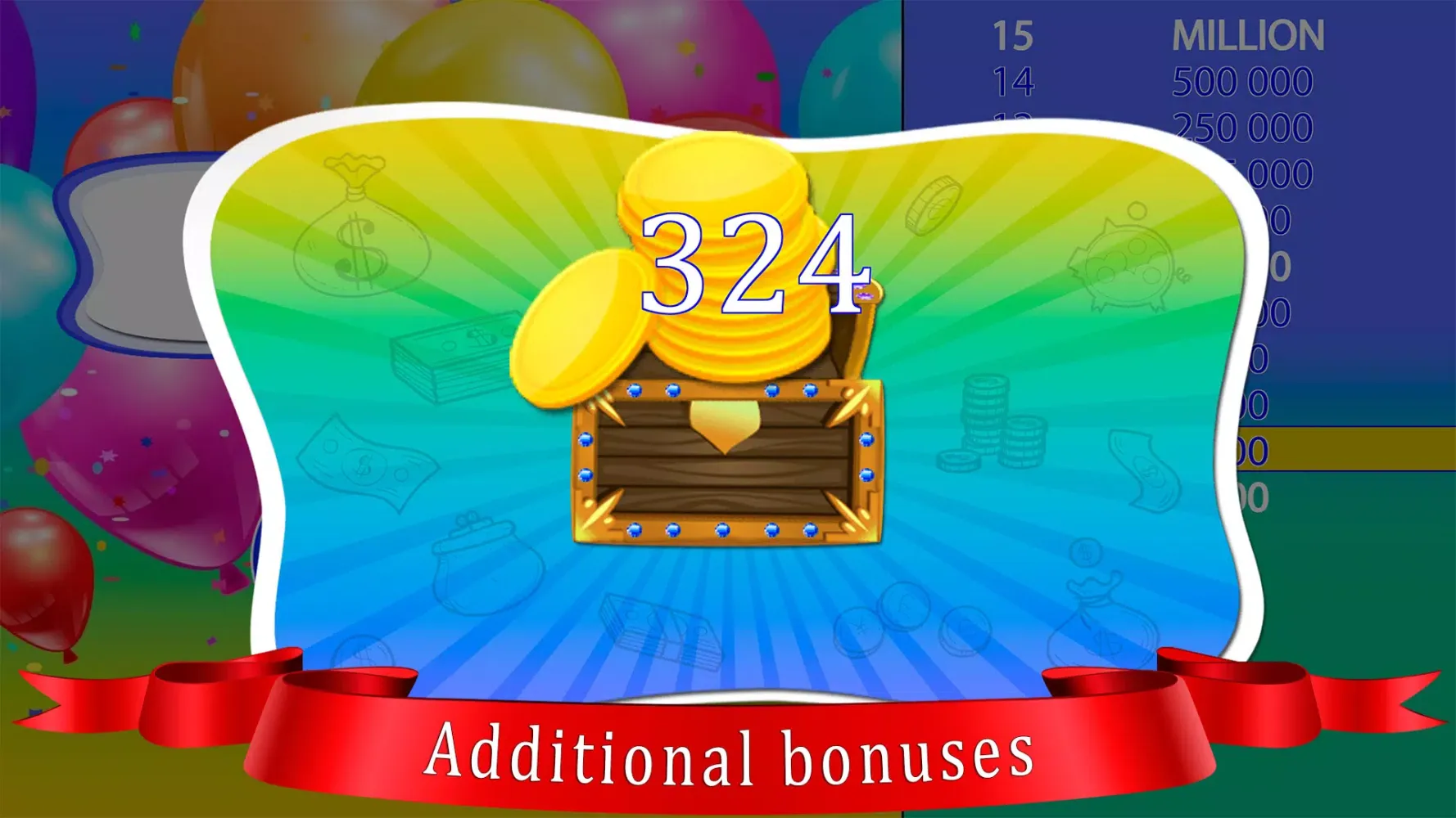 Captures d'écran de Kids Quiz Games: Millionaire