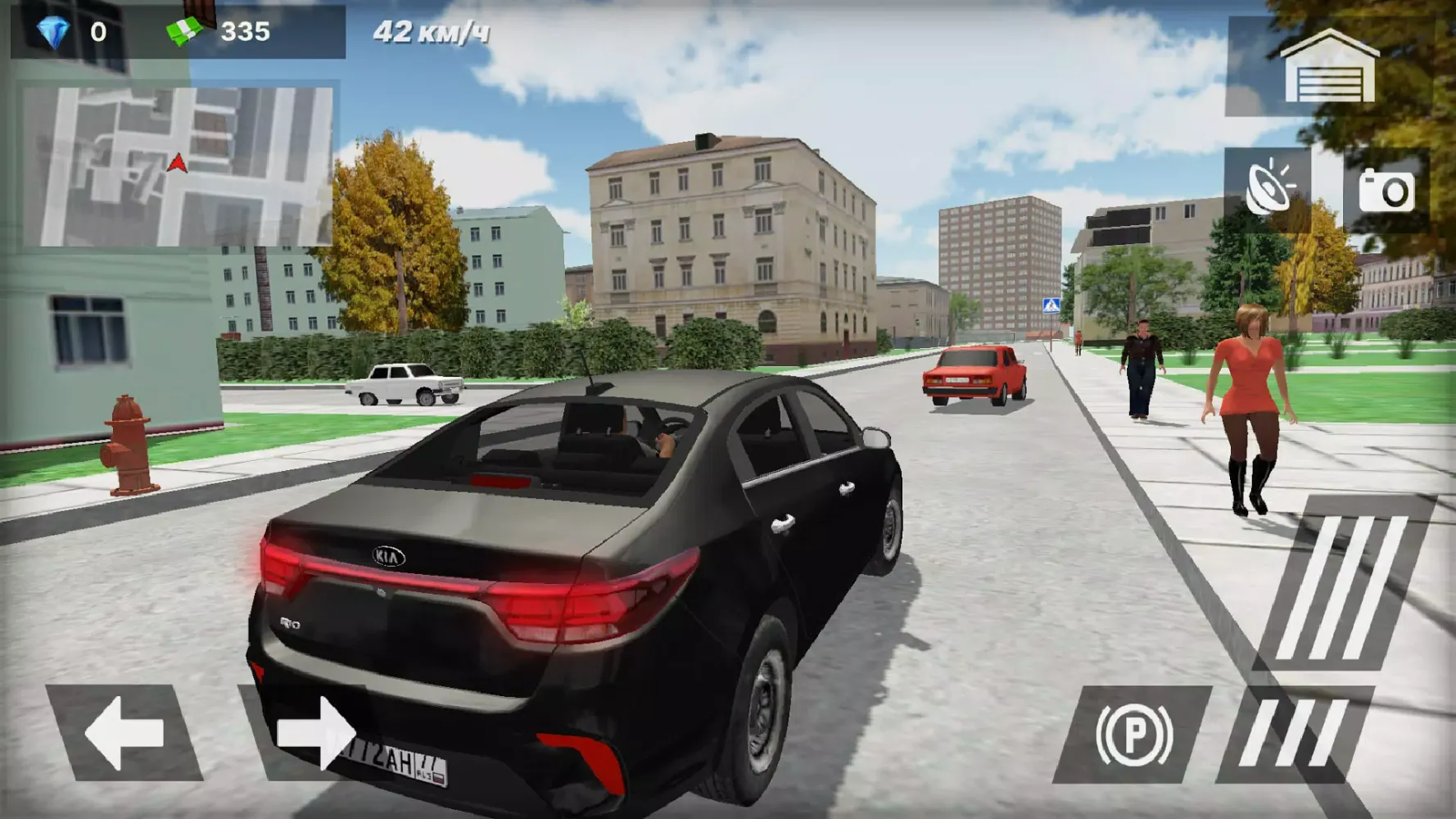 Tangkapan layar KIA Rio Car Simulator