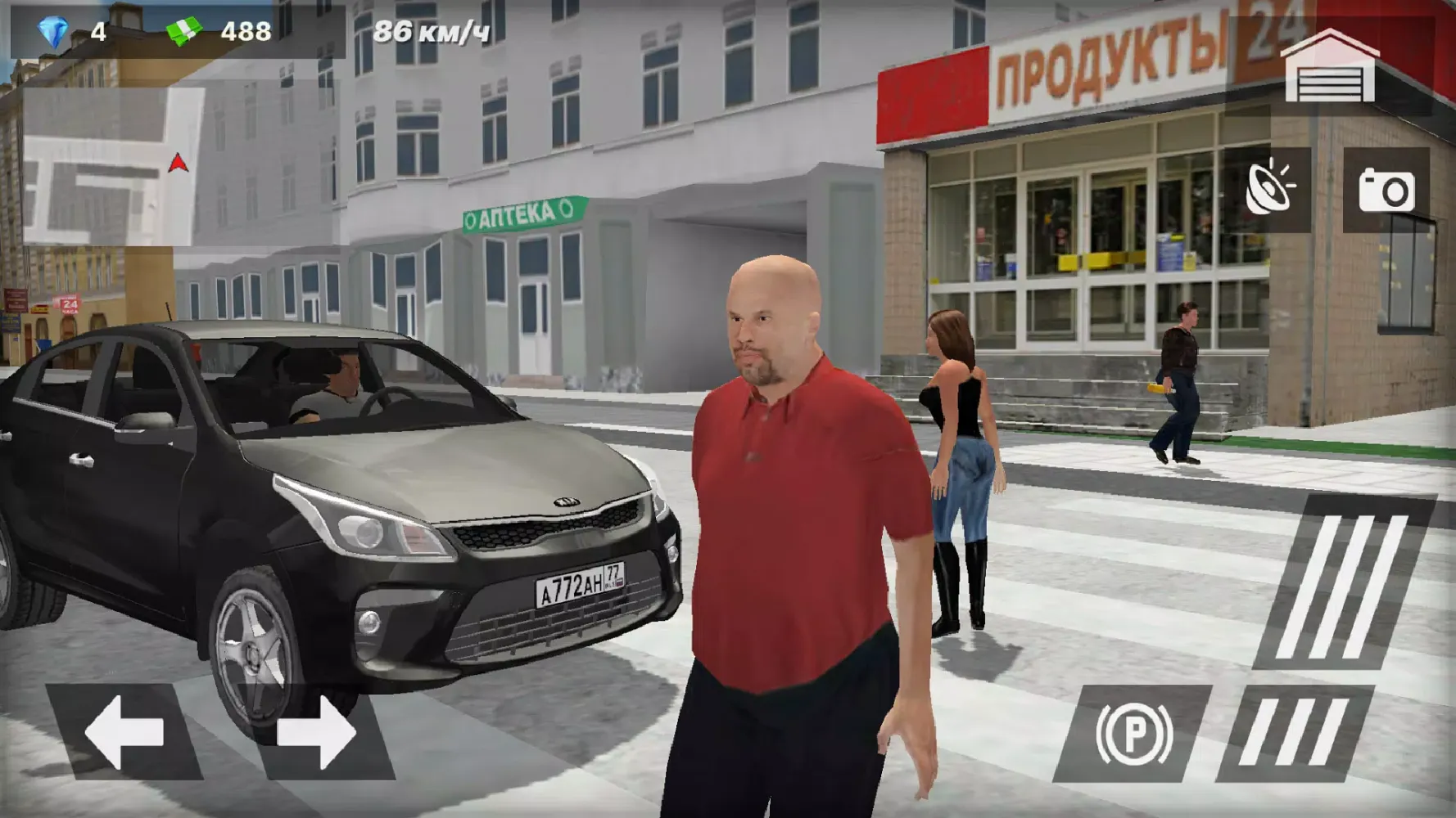 Tangkapan layar KIA Rio Car Simulator