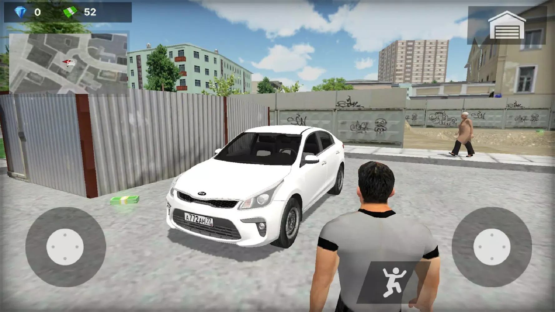 Tangkapan layar KIA Rio Car Simulator