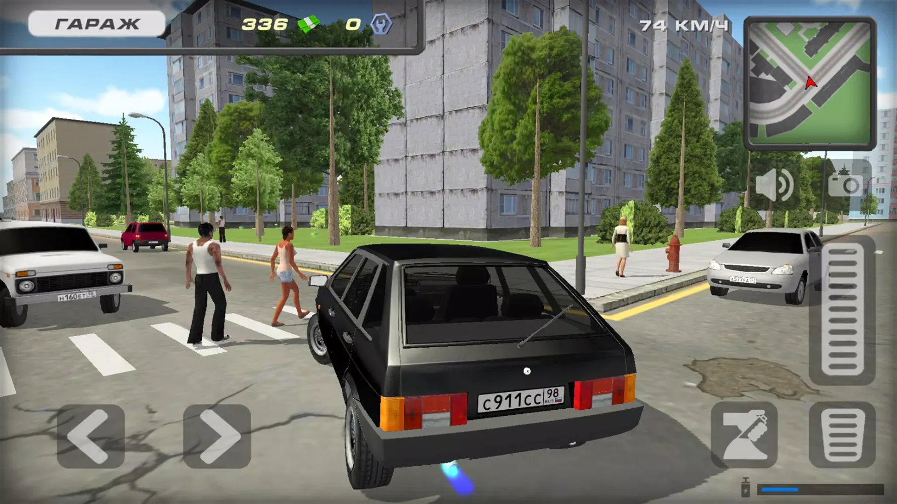 Captures d'écran de Lada 2109 Russian Car Driver