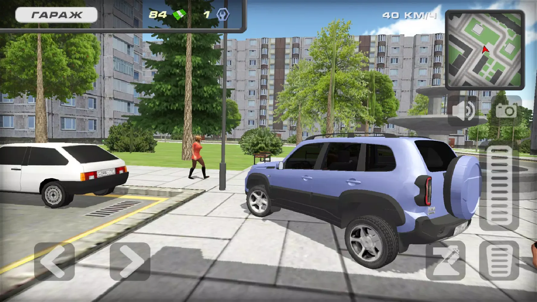 ภาพหน้าจอของ Niva Travel Car Simulator