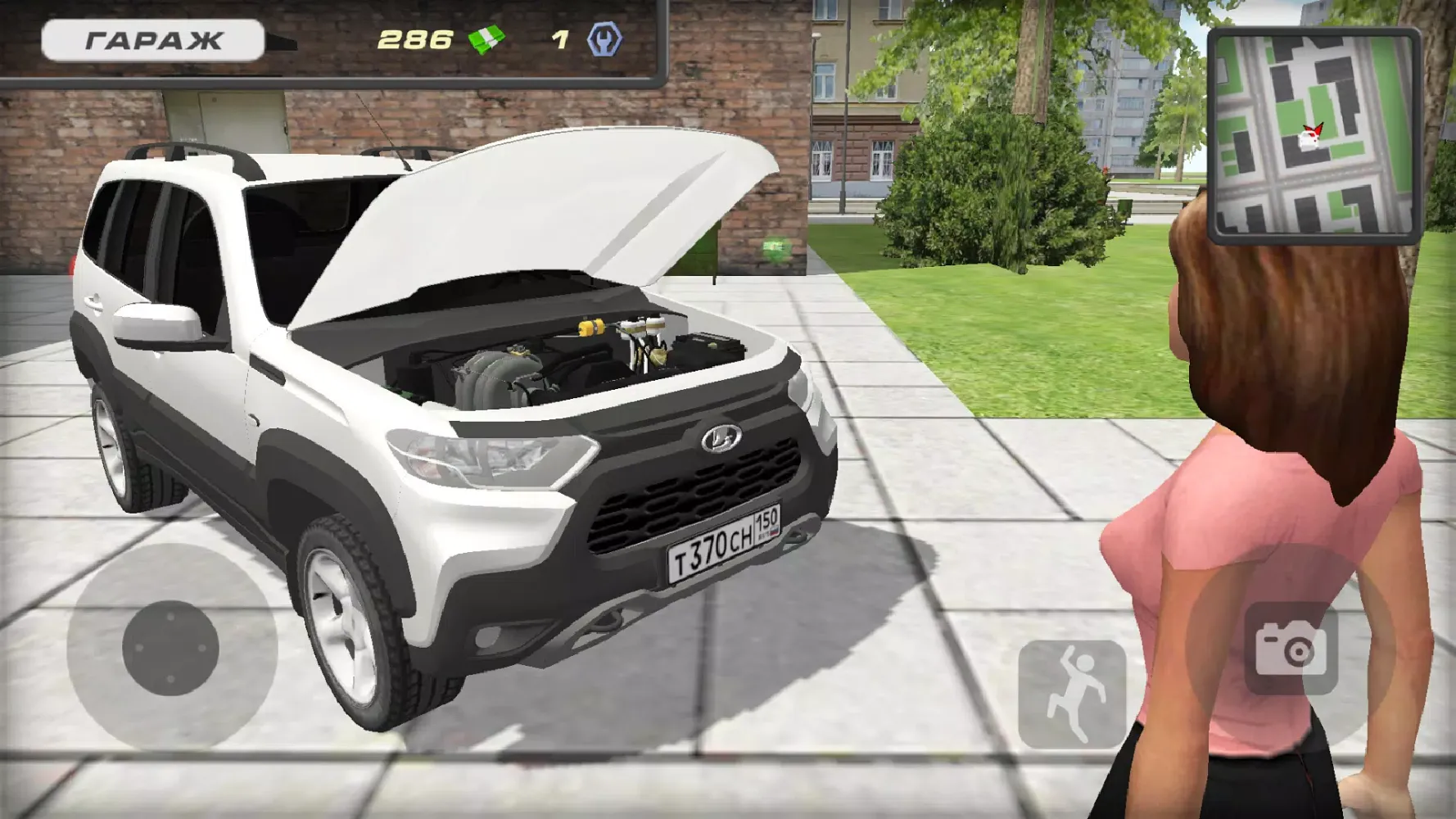 ภาพหน้าจอของ Niva Travel Car Simulator