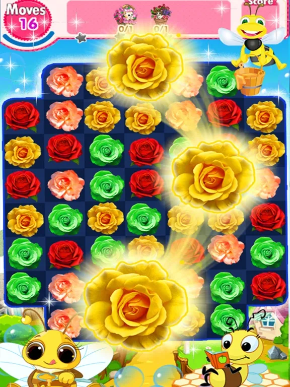 Blossom Crush Paradise iPad  Screenshots