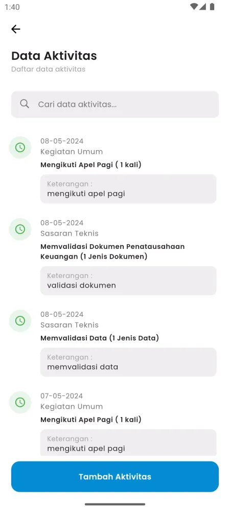 E-Kinerja Klungkung Screenshots